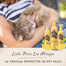 PET HEAD Felin Good Spray de higiene para gatos 300 ml, aroma de fruto. Shampoo que não requer lavagem e secagem rápida. Hipoalergénico com ingredientes naturais. Fórmula suave para gatos e gatinhos - PetDoctors - Loja Online