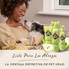 PET HEAD Mucky Puppy Condicionador para cachorros 250 ml, aroma de pêra. Hipoalergénico com ingredientes naturais. Fórmula suave para cães e cachorros com mais de 8 semanas de idade - PetDoctors - Loja Online