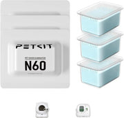 PETKIT PUROBOT Crystal Duo WC para gatos auto - limpável, câmara AI, auto - limpeza de areia para gatos, limpeza bidirecional, bandeja substituível, eliminação de odores - PetDoctors - Loja Online