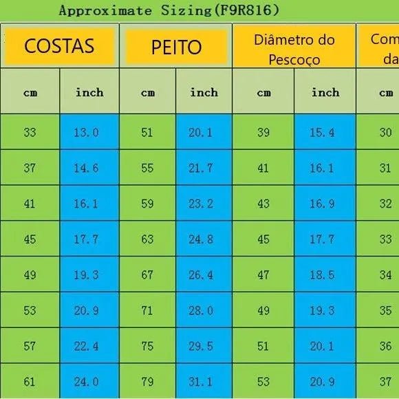 Pijama / Casaco Listado em Algodão, para Cães - PetDoctors - Loja Online