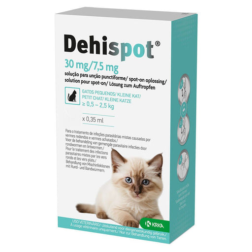 Pipeta Dehispot - Desparasitação parasitas INTERNOS para gatinho e gato (Desparasitação interna gato) - PetDoctors - Loja Online