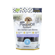 Plaque - off Mini bones Mirtilo 320g - Biscoitos dentários para cão pequeno baixos em calorias - PetDoctors - Loja Online