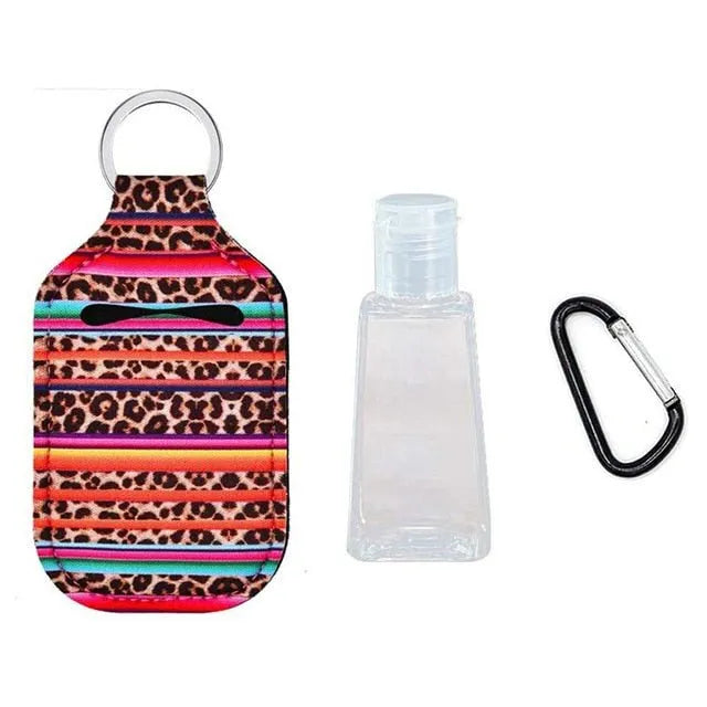 Porta-chaves com garrafinha de plástico de 30ml para Gel de Desinfeção de Mãos - PetDoctors - Loja Online