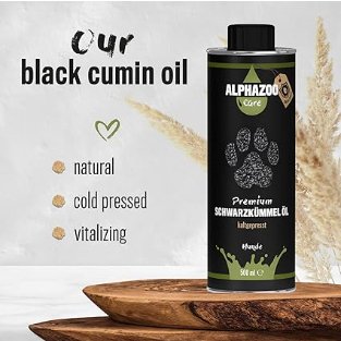 Premium Black Cumin Oil (Óleo de Cominho preto) para cães 500 ml, óleo comestível vegano contra carraças, cuidado com a pelagem, suporta o sistema imunológico e a vitalidade, prensado a frio de forma natural - PetDoctors - Loja Online