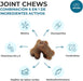 Premium Joint Care: Snacks / Biscoitos para Cães / Para as articulações - com glucosamina, condroitina, MSM e mexilhão da Nova Zelândia - PetDoctors - Loja Online