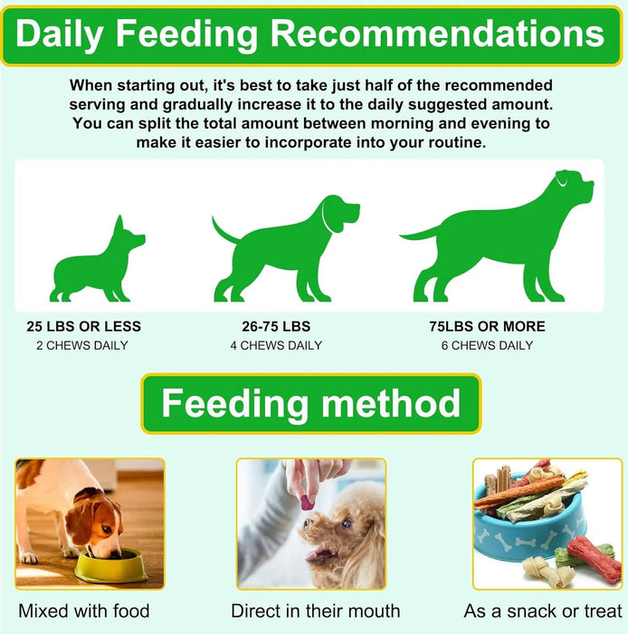 Prevenção de pulgas e carraças para cães, suplemento natural para o controlo de pulgas e carraças de cães, pílulas orais fáceis de usar, proteção contra pragas - PetDoctors - Loja Online