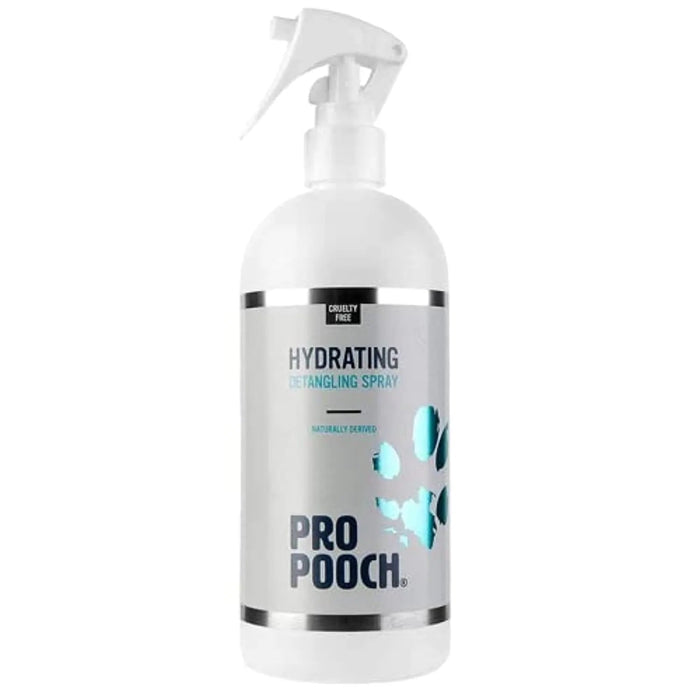 Pro Pooch Spray desembaraçante para cães (500 ml) Spray condicionador hipoalergénico para desembaraçar o pêlo do cão. 50% menos tempo dedicado à escovagem - PetDoctors - Loja Online