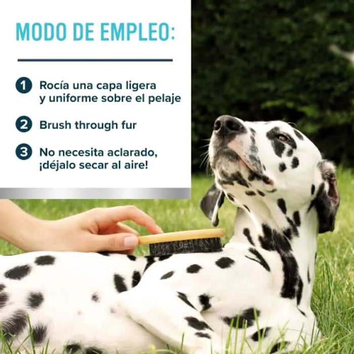 Pro Pooch Spray desembaraçante para cães (500 ml) Spray condicionador hipoalergénico para desembaraçar o pêlo do cão. 50% menos tempo dedicado à escovagem - PetDoctors - Loja Online