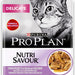 Purina Pro Plan Comida húmida para gato adulto com digestão sensível pacote sortido, 4 embalagens de 10 saquetas de 85 g = 40 Saquetas = 3,4 Quilos - PetDoctors - Loja Online