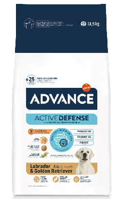 Ração para Cão Advance Dog Labrador & Golden Retriever Adult | 11,5 kg - PetDoctors - Loja Online