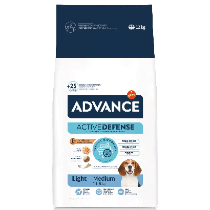 Ração para Cão Advance Dog Medium Light Chicken & Rice | 3 kg | 12 kg - PetDoctors - Loja Online