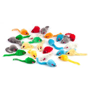 "Ratinhos" de brincar com som, com 10,5 cm, para Gatos (Côres Variadas) - PetDoctors - Loja Online