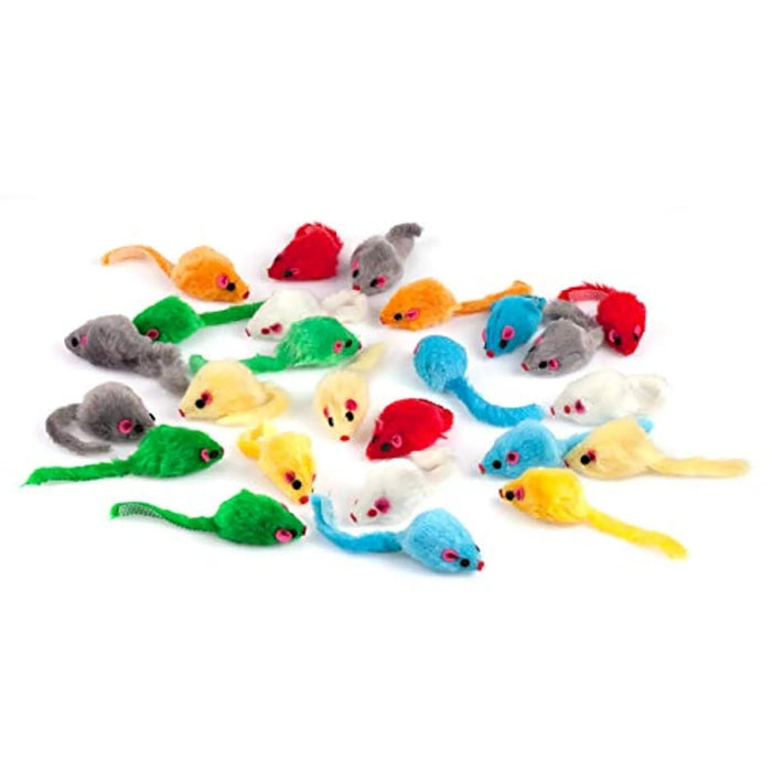 "Ratinhos" de brincar com som, com 10,5 cm, para Gatos (Côres Variadas) - PetDoctors - Loja Online