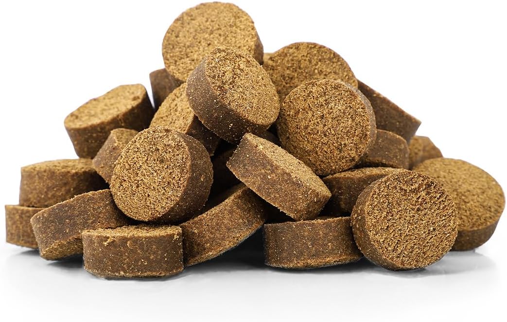 ReaVET Snacks com Ómega - 3 para cães I para uma pele saudável e pelagem brilhante I anti - comichão, queda de pelo, mudança de pelagem - com óleo de salmão, ácidos gordos e ómega - 3 I Guloseimas para cães sem cereais e sem açúcar - PetDoctors - Loja Online