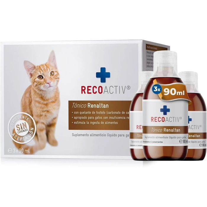 RECOACTIV Recovery renal para gatos, 1 x 280 ml, alimento dietético completo de alto teor calórico para disfunção renal e aumento das necessidades energéticas - PetDoctors - Loja Online