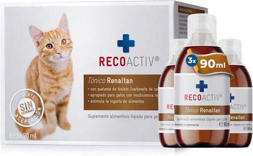 RECOACTIV Recovery renal para gatos, 1 x 280 ml, alimento dietético completo de alto teor calórico para disfunção renal e aumento das necessidades energéticas - PetDoctors - Loja Online