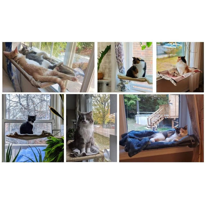 Rede para gatos, para banhos de sol, para janela, suporta até 15 kg - PetDoctors - Loja Online