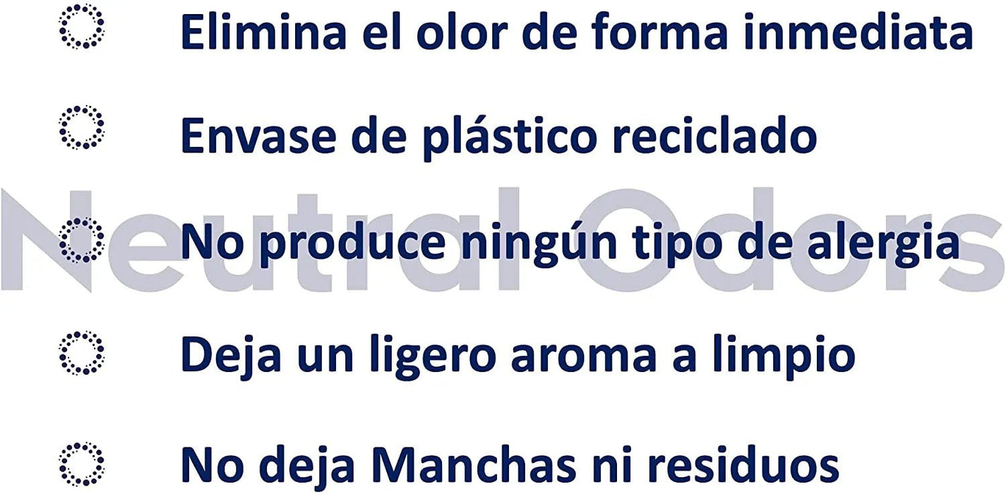 Removedor de odores de animais de estimação (pisos, tapetes, caixas de areia, etc.) - NEUTRAL ODORS - PetDoctors - Loja Online