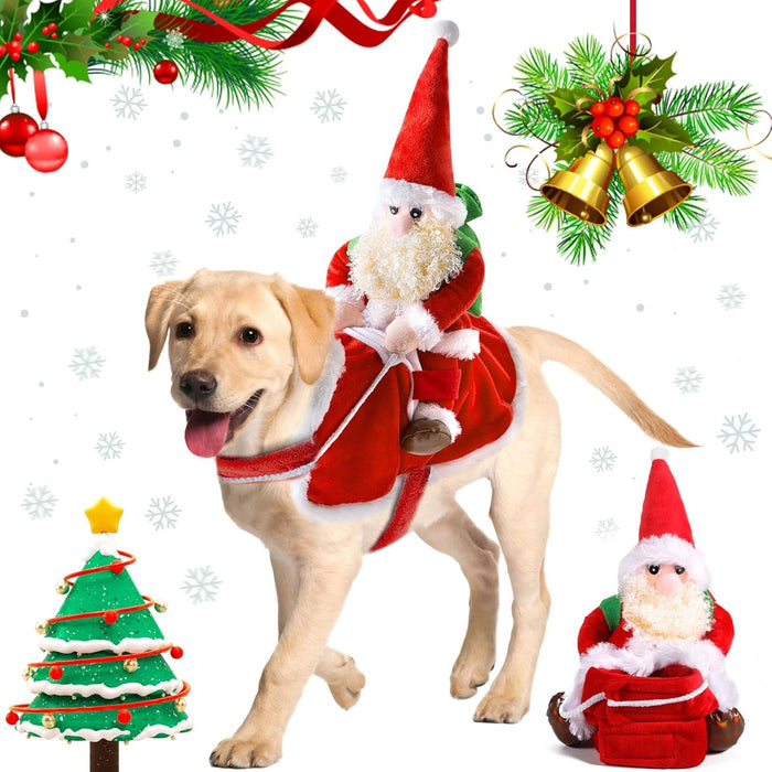 Roupa de Natal / Pai Natal para Cães Médios (L) - PetDoctors - Loja Online