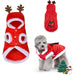 Roupa natalícia para cão / Casaco com capuz para cão - PetDoctors - Loja Online