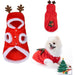 Roupa natalícia para cão / Casaco com capuz para cão - PetDoctors - Loja Online