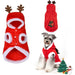 Roupa natalícia para cão / Casaco com capuz para cão - PetDoctors - Loja Online