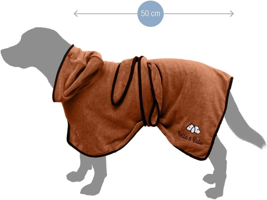 Roupão de banho para cão em microfibra absorvente - toalha para cães para secagem após o banho ou a caminhada debaixo da chuva - PetDoctors - Loja Online