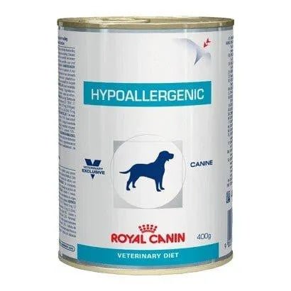 Royal Canin Hypoallergenic Wet (Palette de 12x400g) - PetDoctors - Loja Online
