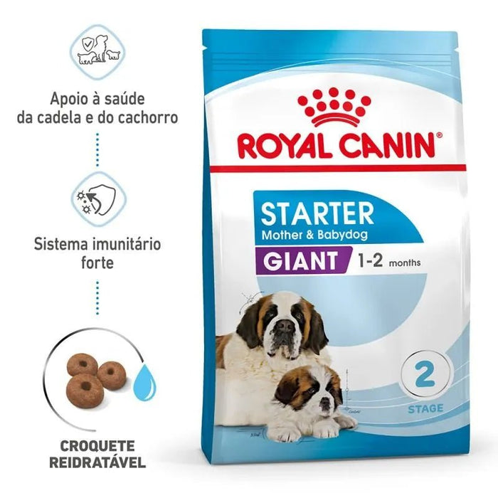 Royal Canin Pediatric Starter Puppy Giant Dog - Para Cachorros de Raça Gigante - 15 Quilos - PetDoctors - Loja Online