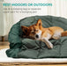 Saco de dormir para cães - redondo 100 cm, com saco de transporte, reversível e suporte de 10 °C a - 5 °C - PetDoctors - Loja Online