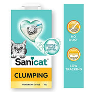 SANICAT - Areia Aglomerante para Liteiras de Gato com Arôma ou Sem Arôma 10L - PetDoctors - Loja Online