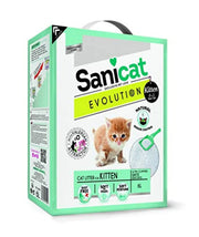 SANICAT Evolution Kitten, Areia de Gato Aglomerante - 6L (Até 1 ano de idade) - PetDoctors - Loja Online