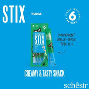 Schesir Stix 6x15g - Puré para gatos/topper - PetDoctors - Loja Online