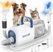 Secador e aspirador de pêlo canino, (15000 Pa), kit de higiene de aparar e secar, 7 níveis de temperatura de sopro, fluxo de ar ajustável, 2,5 L - PetDoctors - Loja Online