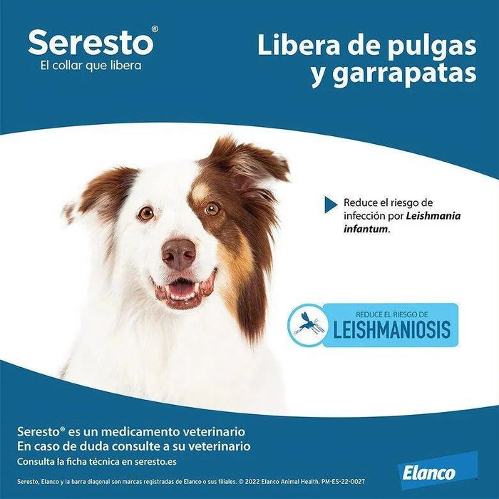 SERESTO Desparasitante Coleira para Cão Grande mais de 8 KG (70 CM VERMELHO) - PetDoctors - Loja Online
