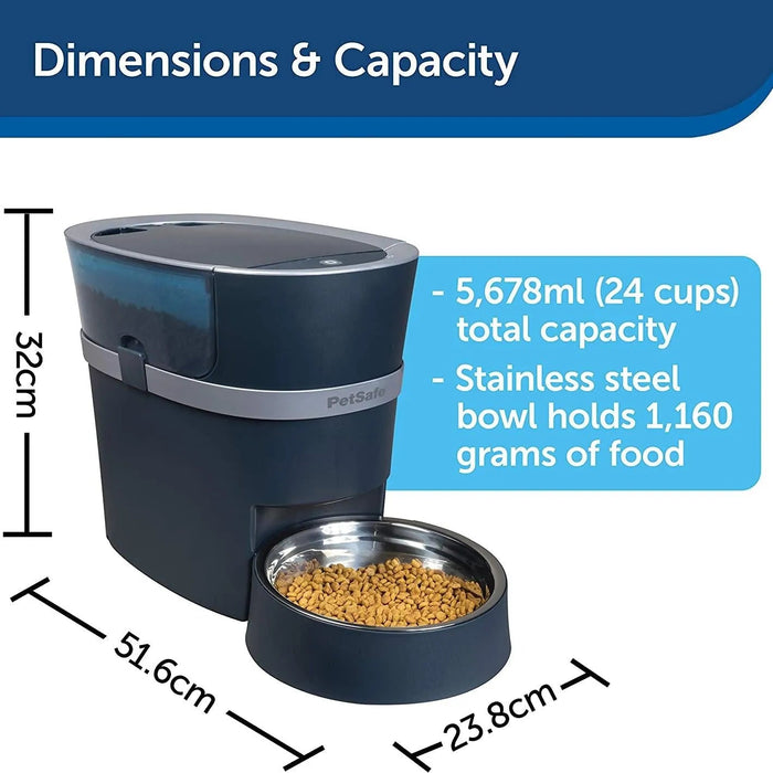 SmartFeed 2.0 Alimentador Automático para Cães e Gatos com 6 Litros (PetSafe®) - PetDoctors - Loja Online