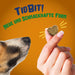 Snacks para Cães, Contra a Queda de Pelo - Alimento Suplementar para Cães para Manter o Pelo e a Pele Saudáveis - com Óleo de Salmão, Vitamina A e E - 180 g - PetDoctors - Loja Online