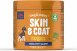 Snacks para Cães, Contra a Queda de Pelo - Alimento Suplementar para Cães para Manter o Pelo e a Pele Saudáveis - com Óleo de Salmão, Vitamina A e E - 180 g - PetDoctors - Loja Online