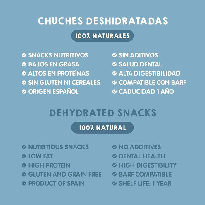 Snacks para cães ou Gatos - Prémios para cães ou gatos 100 % naturais - anchovas desidratadas (3 x 100 gramas) fonte de ômega 3 - PetDoctors - Loja Online
