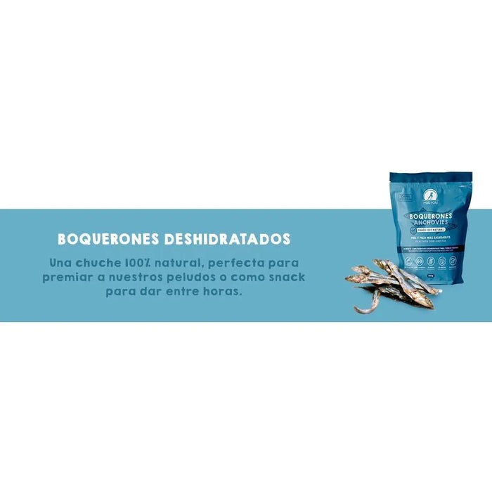 Snacks para cães ou Gatos - Prémios para cães ou gatos 100 % naturais - anchovas desidratadas (3 x 100 gramas) fonte de ômega 3 - PetDoctors - Loja Online