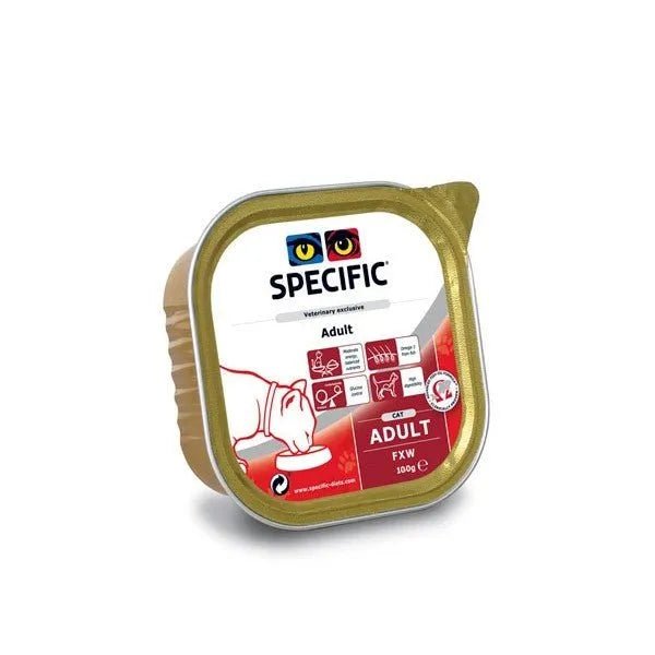 Specific Cat FXW Adult Wet (Terrina) - Caixa com 7 embalagens de 100 gramas - PetDoctors - Loja Online