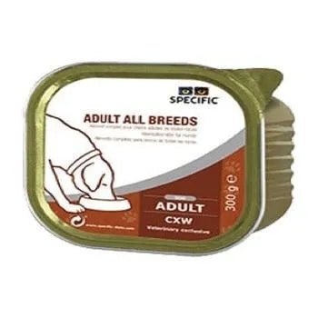 Specific Dog CXW Adult All Breeds Wet (Terrina) - Caixa com 6 embalagens de 300 gramas cada - PetDoctors - Loja Online