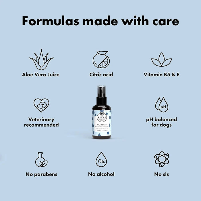 Spray Limpador de Olhos para Cães - com Aloé Vera e vitamina B5 (100 ml) - Orgânico - Belly - PetDoctors - Loja Online