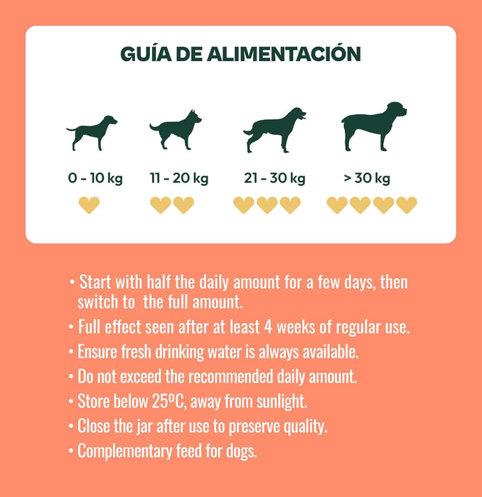 Suplemento calmante relaxante para cães, com triptofano, alfa - casozepina, Ashwagandha. Menor stress e ansiedade (120 snacks, 300 gr) - PetDoctors - Loja Online