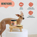 Suplemento com probióticos para problemas gastrointestinais - detém a diarreia e a obstipação - 180 g - Recupera e cuidado com a flora intestinal para cães e gatos - 100 % natural - Wolf Belly Firm Poop - PetDoctors - Loja Online