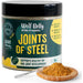 Suplemento condroprotetor e anti - inflamatório - Alivia e evita a dor de articulações de cães e gatos - 100 % natural - Wolf Belly Joints of Steel - PetDoctors - Loja Online