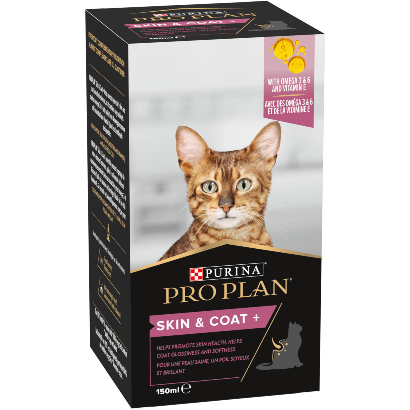 Suplemento em óleo para Gatos Purina Pro Plan Supplement Cat Skin & Coat+ | 150 ml - PetDoctors - Loja Online