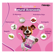 Suplemento para a saúde urinária de cães, 120 comprimidos sabor vitela - ajuda natural para o trato urinário e bexiga com, mirtilo vermelho, fonte de antioxidantes, vitaminas e minerais - PetDoctors - Loja Online