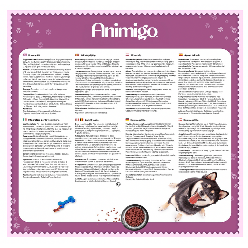 Suplemento para a saúde urinária de cães, 120 comprimidos sabor vitela - ajuda natural para o trato urinário e bexiga com, mirtilo vermelho, fonte de antioxidantes, vitaminas e minerais - PetDoctors - Loja Online