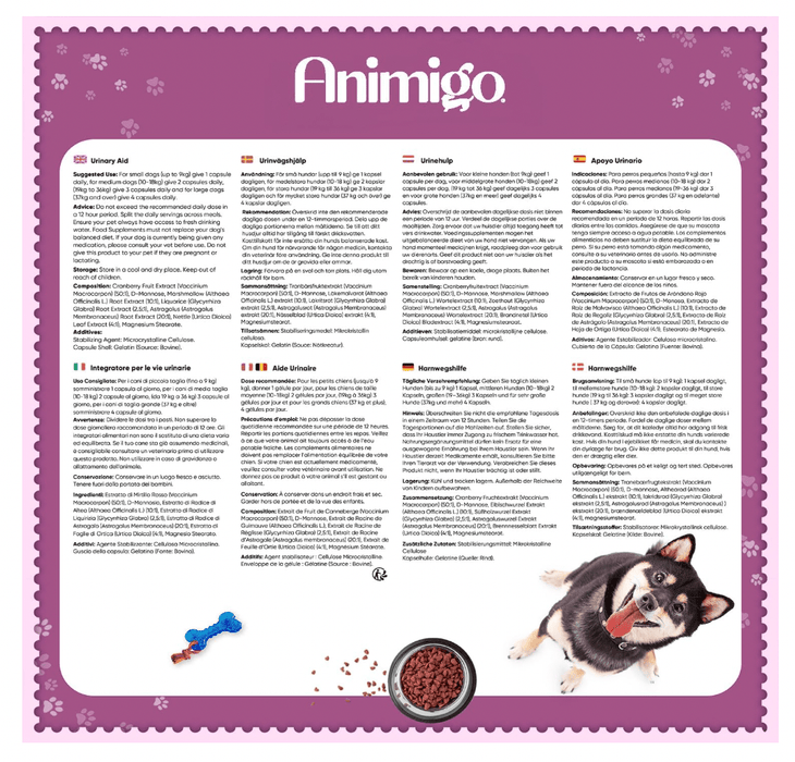 Suplemento para a saúde urinária de cães, 120 comprimidos sabor vitela - ajuda natural para o trato urinário e bexiga com, mirtilo vermelho, fonte de antioxidantes, vitaminas e minerais - PetDoctors - Loja Online